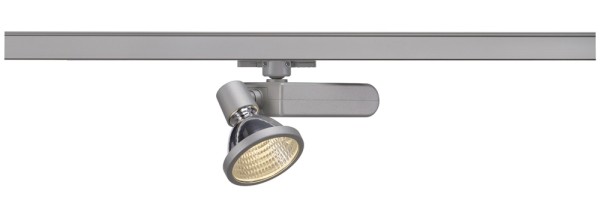 D-RECTION, Spot für Hochvolt-Stromschiene 3Phasen, HIT-CE, silbergrau, max. 35W