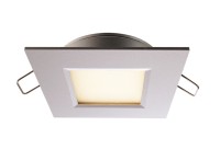 Deko-Light Deckeneinbauleuchte, Aluminium Druckguss, silberfarben, Warmweiß, 110°, 3W, 9-10V, 350mA Deko-Light Deckeneinbauleuchte, Aluminium Druckguss, silberfarben, Warmweiß, 110°, 3W, 9-10V, 350mA