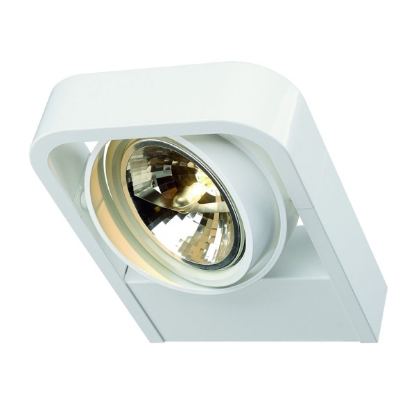 AIXLIGHT R2 WALL QRB111 Wandleuchte, halbrund, weiss, QRB111, max. 1x50W