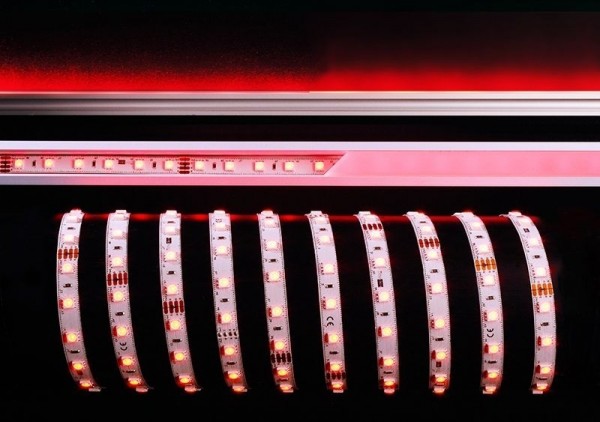 Deko-Light Flexibler LED Stripe, 5050-60-24V-RGB-5m, Kupfer, Weiß, RGB, 120°, 60W, 24V, 5000mm