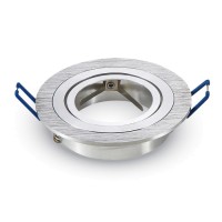 Einbauleuchte JUST RIM R1 für GU10 Sockel, rund, aluminium gebürstet, max. 35W, inkl. Clipfedern Einbauleuchte JUST RIM R1 für GU10 Sockel, rund, aluminium gebürstet, max. 35W, inkl. Clipfedern