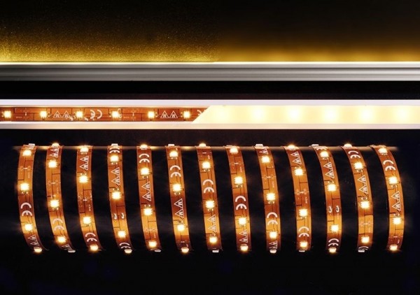 Deko-Light Flexibler LED Stripe, 5050-30-24V-3000K-5m, Kupfer, Kupfer, Warmweiß, 120°, 39W, 24V