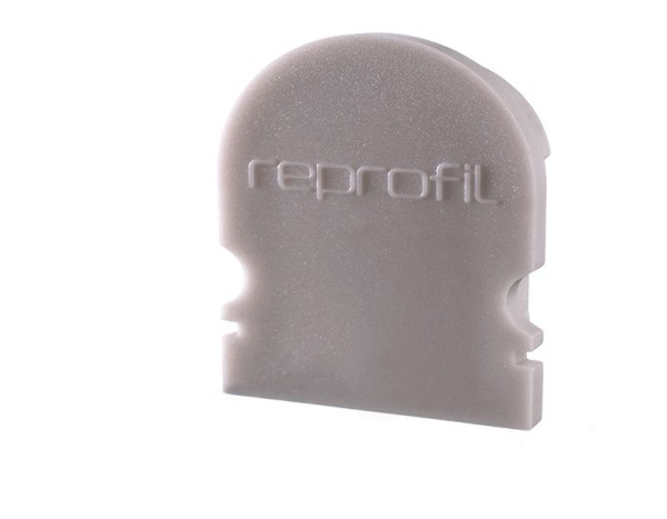 Reprofil Profil Zubehör, Endkappe R-AU-02-15 Set 2 Stk, Kunststoff, Grau, 21x6mm