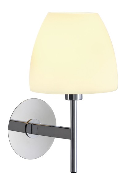 RIOTTE WALL, Wandleuchte, Glas chrom/satiniert, E14, max. 40W