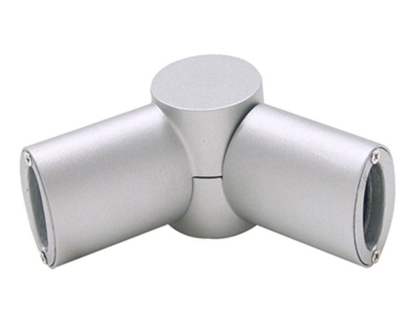 Deko-Light Schienensystem One 230V, Längsverbinder mechanisch, Silber-matt