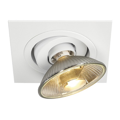 TWISTER ES111 Downlight, rund, weiss, GU10, max. 75W