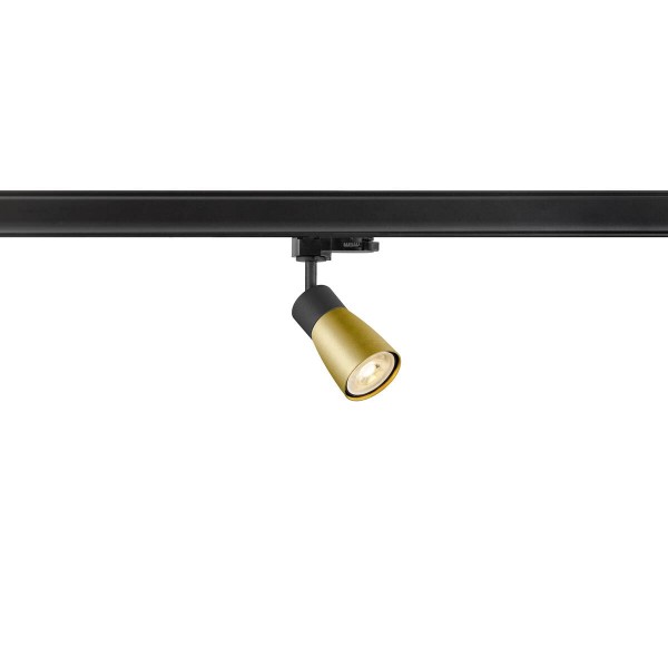 PURI 2.0 Dome 3Ph. GU10 schwarz/gold