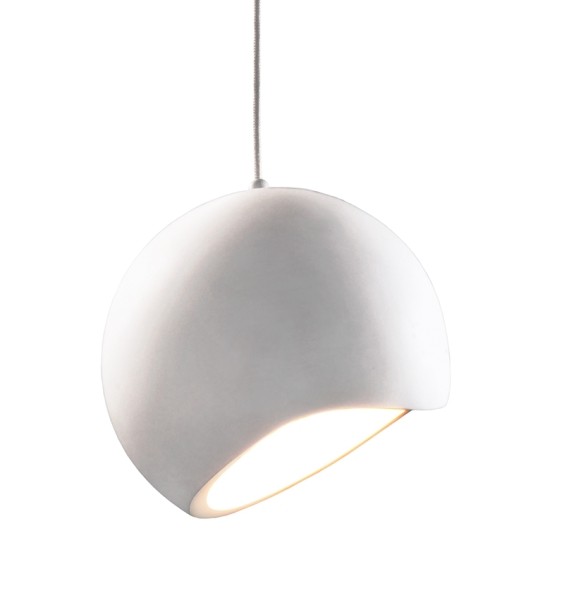 Deko-Light Pendelleuchte, Osane, Gips, weiß überstreichbar, 40W, 230V