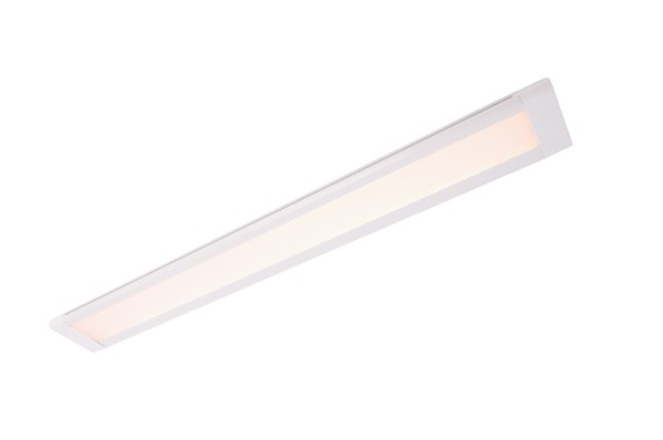 Deko-Light Möbelaufbauleuchte, Mia I, Aluminium, weiß, Warmweiß, 115°, 5W, 24V, 300x38mm