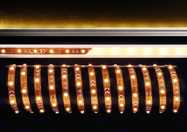 Deko-Light Flexibler LED Stripe, 5050-30-12V-2700K-5m-Kupfer, Kupfer, Kupfer, Warmweiß, 120°, 28W