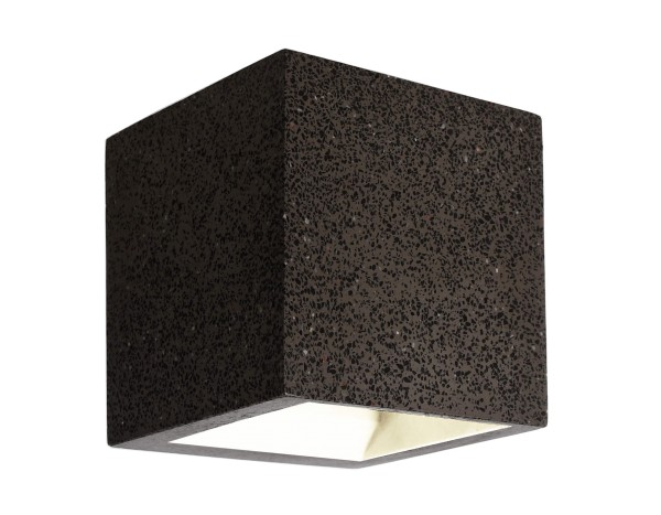Deko-Light Zubehör, Abdeckung für Mini Cube Base, Beton, Grau Granit, 75°, 80x80mm