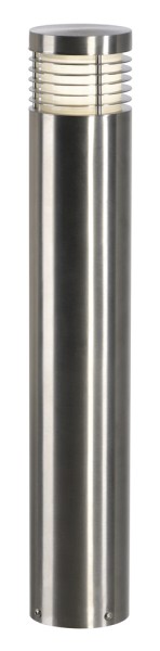 VAP SLIM 60, Outdoor Standleuchte, TC-TSE, IP44, edelstahl gebürstet, Ø/H 10/60 cm, max. 20W
