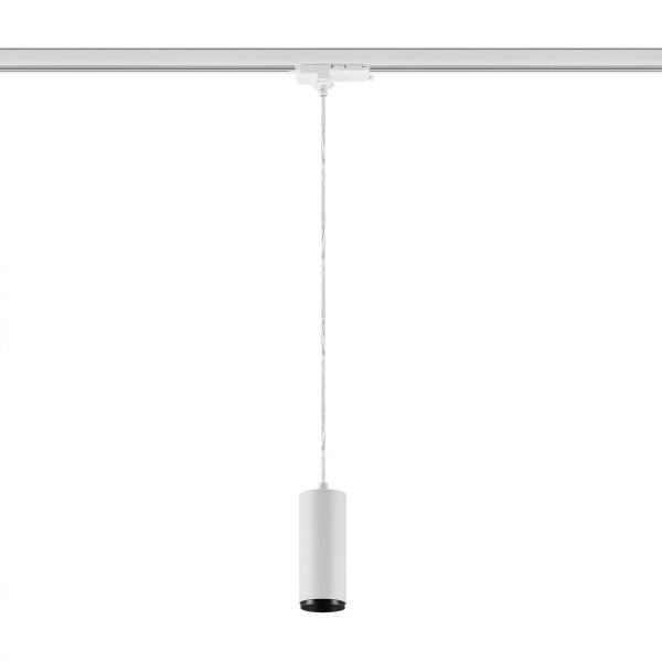 Deko-Light 3-Phasen-Pendelleuchte, Lucea 10 CCT, 11 W, DALI, 3000/4000 K, Weiß, Aluminium, Weiß
