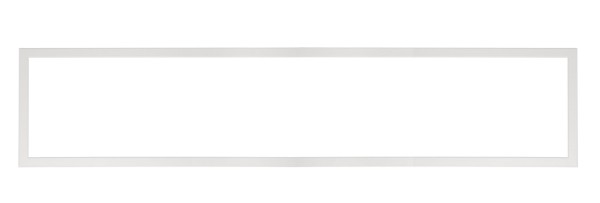 Deko-Light Mechanisches Systemzubehör, Einbaurahmen 300x1500 für Standard Panels, Aluminium, Weiß