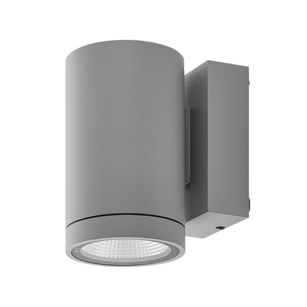 Deko-Light Wandaufbauleuchte, ShoreLine Pro Round, 12 W, DIM, 3000/4000 K, Hellgrau, Aluminium, 230V