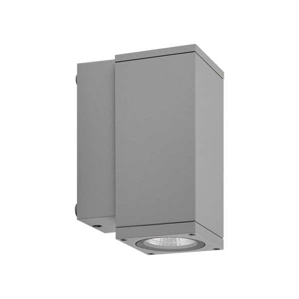 Deko-Light Wandaufbauleuchte, ShoreLine Pro Square, 6 W, DIM, 3000/4000 K, Hellgrau, Aluminium, 230V