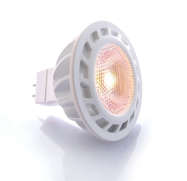 Leuchtmittel, LED MR16 3000K, 12V AC/DC, GU5.3 / MR16, 6,00 W