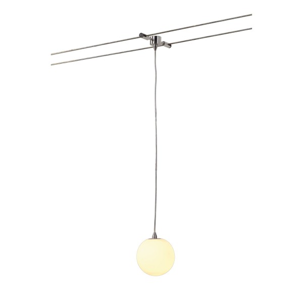 SPHERE WIRE, Pendelleuchte, QT9, aluminium natur, max. 20W
