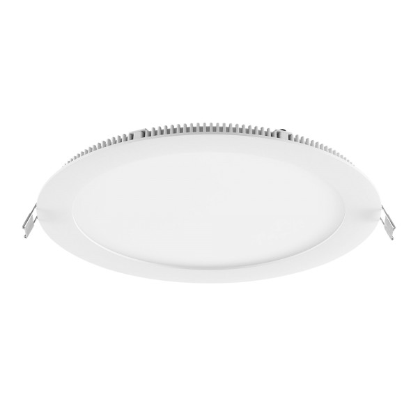 Deko-Light Downlight, Anik Round 220, 17 W, DIM, 3000 K, Weiß, Aluminium/Stahl/PMMA, Warmweiß (WW)