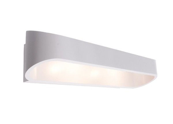Deko-Light Wandaufbauleuchte, Grand Elevato, Aluminium Druckguss, weiß, Warmweiß, 270°, 18W, 230V