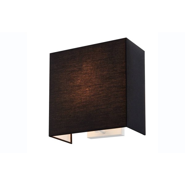 ACCANTO SQUARE E27 Indoor Wandaufbauleuchte schwarz