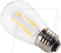 E27 Filament LED Leuchtmittel, 3000K, 0,5W, 50lm, S14 für Lichterkette