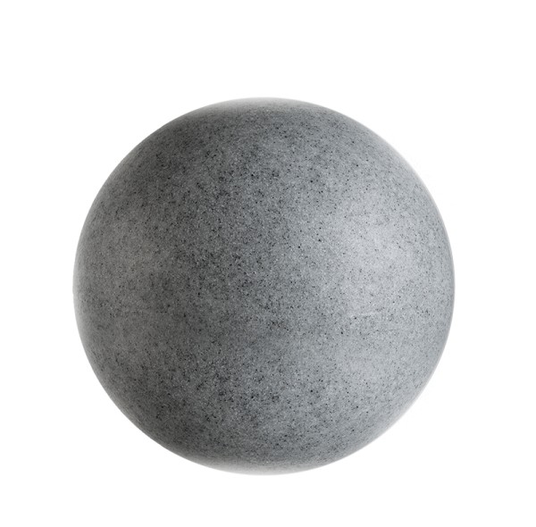 Deko-Light Dekorative Leuchte, Kugelleuchte Granit 25, Polyethylen (LLDPE), grau Granikoptik, 20W