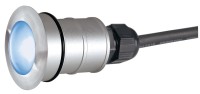 POWER TRAIL-LITE 42, Outdoor Bodeneinbauleuchte, LED, blau, IP67, rund, edelstahl 316 POWER TRAIL-LITE 42, Outdoor Bodeneinbauleuchte, LED, blau, IP67, rund, edelstahl 316