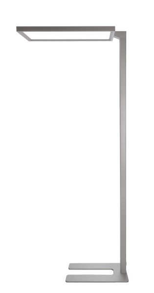 Deko-Light Stehleuchte, Office One Motion, Aluminium, Weißaluminium RAL 9006, Warmweiß, 80W, 230V