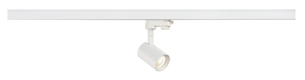 DEBASTO, Spot für Hochvolt-Stromschiene 3Phasen, LED, 3000K, rund, weiß, inkl. 3Phasen-Adapter