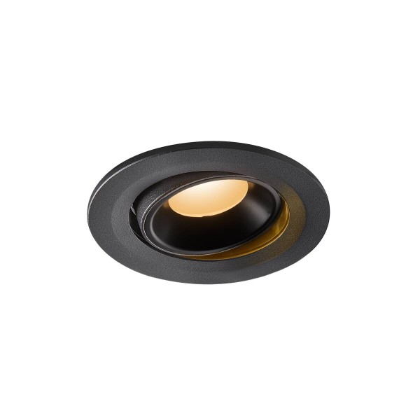 NUMINOS® MOVE S, Deckeneinbauleuchte schwarz 2700K 55°