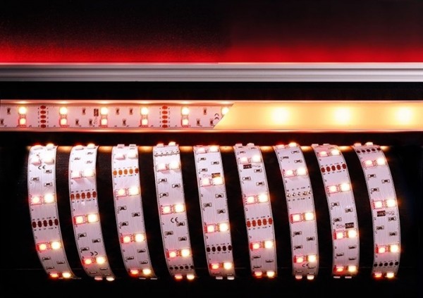 KapegoLED Flexibler LED Stripe, 5050-2x30-12V-RGB+3000K-3m, RGB + Warmweiß, spannungskonstant