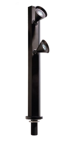 Deko-Light Displayleuchte, Karva II, Aluminium, schwarz, Kaltweiß, 45°, 2W, 24V, 265x27mm