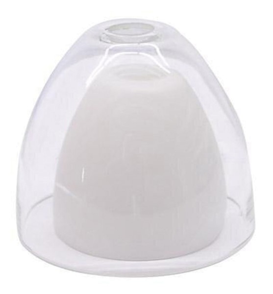 Deko-Light Schienensystem One 12V, Glas für Pendelleuchte II Klar / Weiß gefrostet