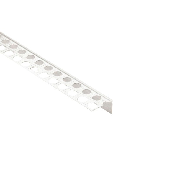 Deko-Light Profil, Combo Anschlussprofil für Spachtelarbeiten weiß, 2 m, Aluminium, Weiß, 2000mm