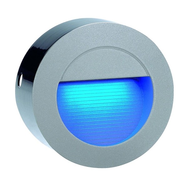 DOWNUNDER LED 14 Wandleuchte, steingrau, 0,8W, blau, IP44