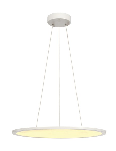 LED PANEL, Pendelleuchte, 2700K, rund, weiß, dimmbar 1-10V, 40W