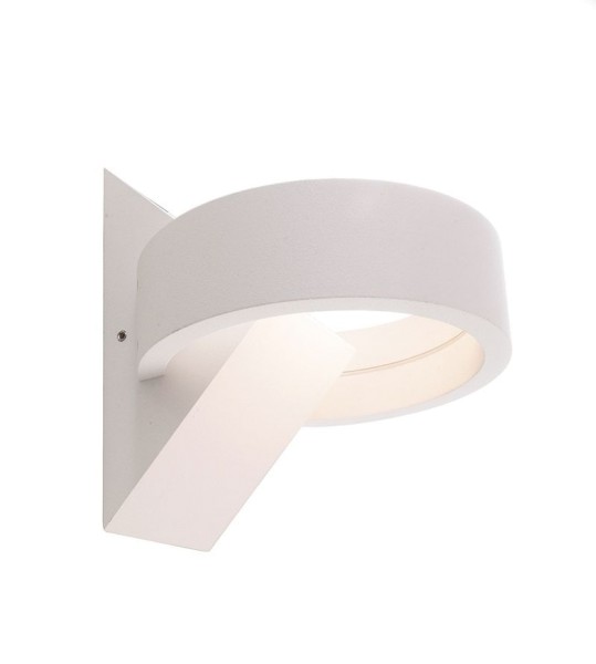 Deko-Light Wandaufbauleuchte, Gracie, Aluminium, weiß, Warmweiß, 90°/90°, 7W, 230V, 57mm