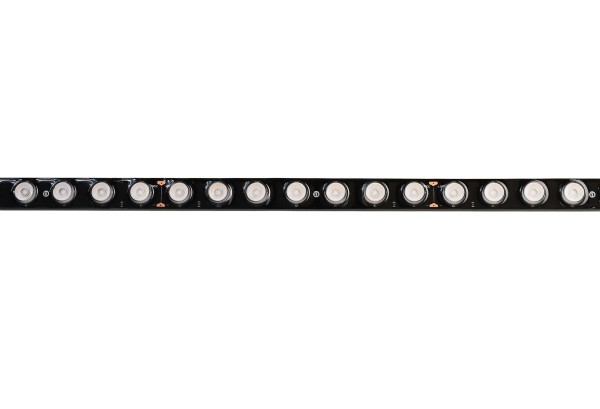 Deko-Light Flexibler LED Stripe, D Lense Line IP67 3000K 45°, Silikon, Schwarz, Warmweiß, 45°