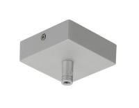 DECKENROSETTE, für GLENOS, silber, mit Zugentlastung DECKENROSETTE, für GLENOS, silber, mit Zugentlastung