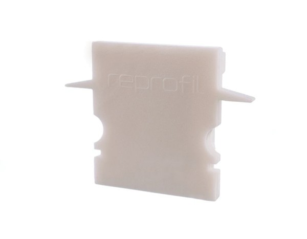 Reprofil Profil Zubehör, Endkappe H-ET-02-12 Set 2 Stk, Kunststoff, Weiß, 27x6mm