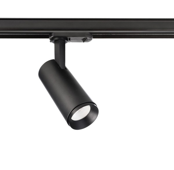 Deko-Light 1-Phasen-Spot, Lucea 10 DTW Tilt, 10 W, 1800-2700 K, Schwarz, Aluminium, Schwarz, 36°