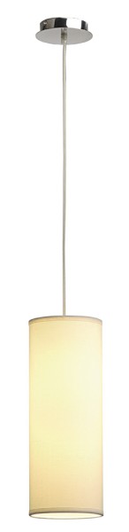 SOPRANA 3, Pendelleuchte, TC-DSE, rund, Schirm weiß Ø/H 15,5/40 cm, max. 40W