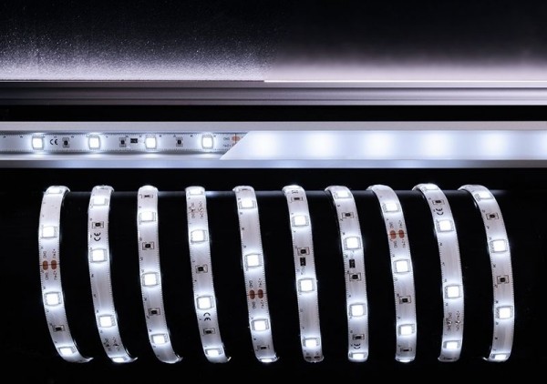 Deko-Light Flexibler LED Stripe, 5050-30-24V-6500K-5m, Kupfer, Weiß, Kaltweiß, 120°, 36W, 24V