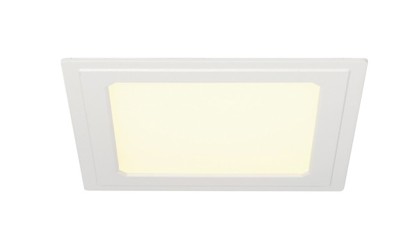 SENSER 18, Einbauleuchte, LED, 3000K, eckig, weiß, 10W