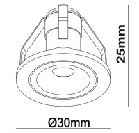Vorschau: Deko-Light Deckeneinbauleuchte, Punto Lumi, Aluminium, silberfarben Chrom, Warmweiß, 50°, 1W, 3-3V Vorschau: Deko-Light Deckeneinbauleuchte, Punto Lumi, Aluminium, silberfarben Chrom, Warmweiß, 50°, 1W, 3-3V