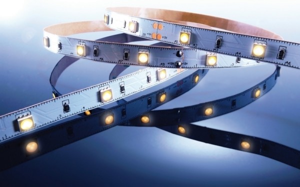 Flexibler LED Stripe IP 20, 12V, 5 m Rolle, 4300K- 4500 K