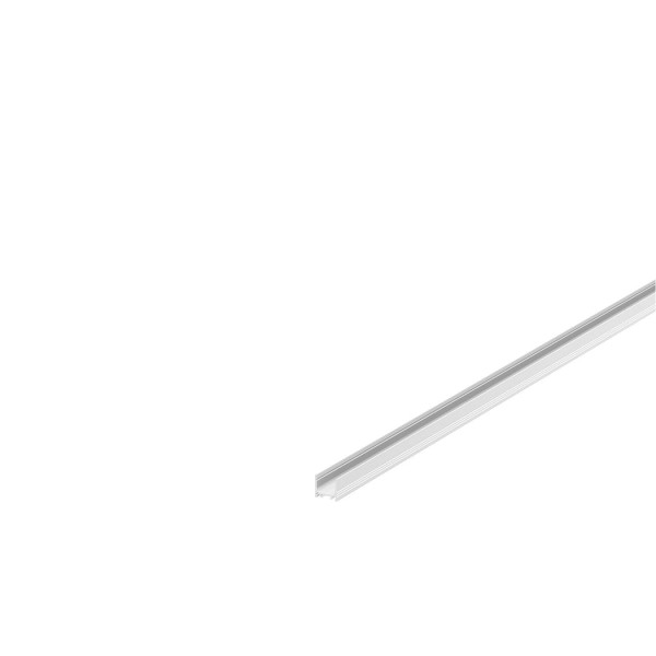 GRAZIA 10, Aufbauprofil, LED, standard, gerillt, 2m, weiß