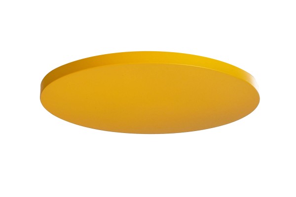 Deko-Light Zubehör, Abdeckung Safran Gelb für Deckenaufbauleuchte Zaniah 370/420, Kunststoff
