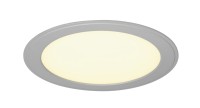 SENSER 24, Einbauleuchte, LED, 3000K, rund, silbergrau, 14W SENSER 24, Einbauleuchte, LED, 3000K, rund, silbergrau, 14W